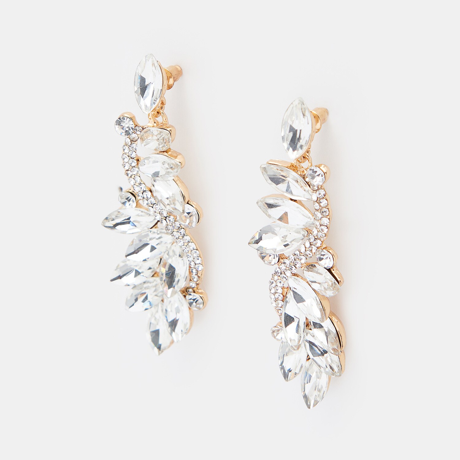 Dlhé náušnice s kamienkami