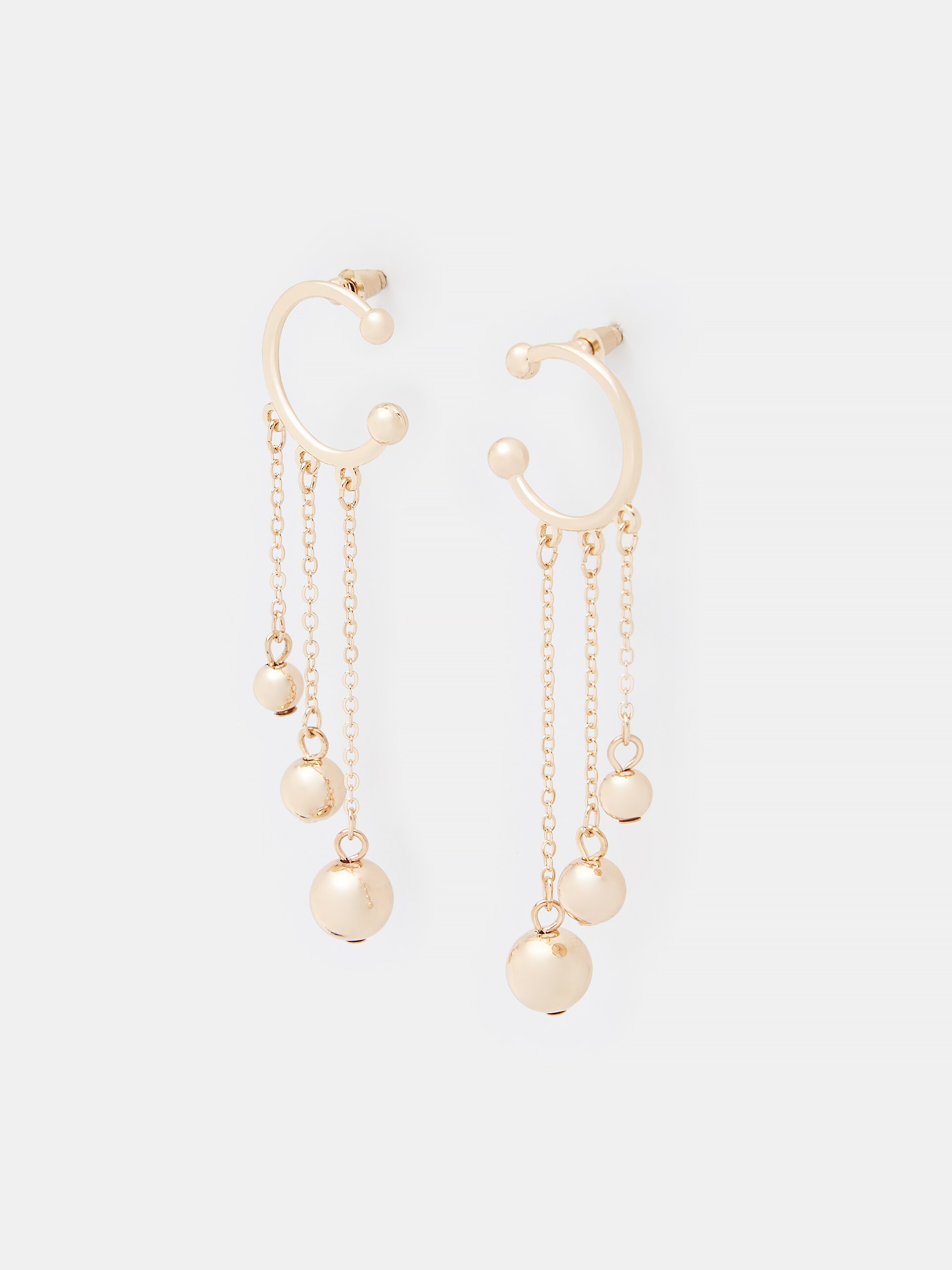 Visiace náušnice s retiazkami