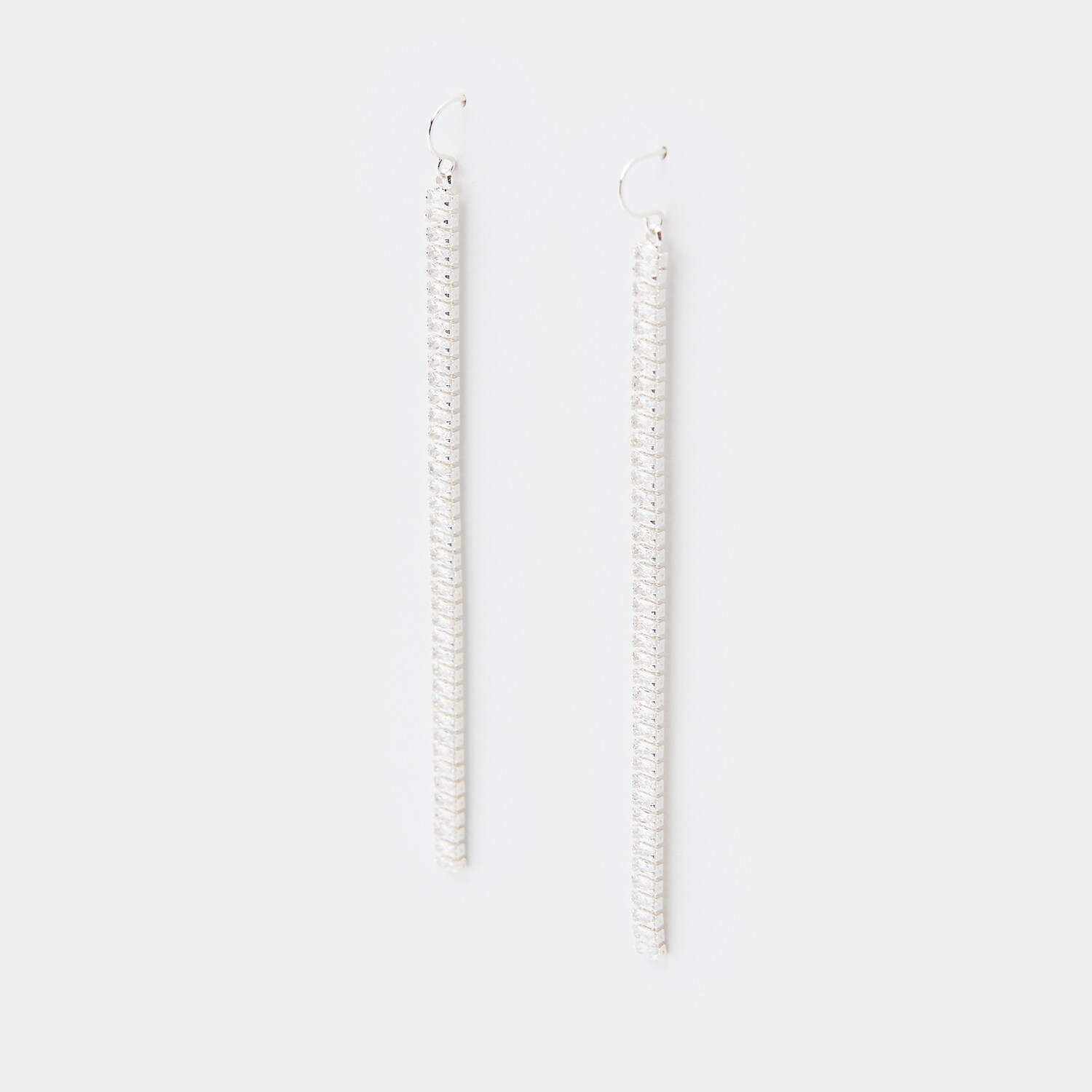 Visiace náušnice s kamienkom