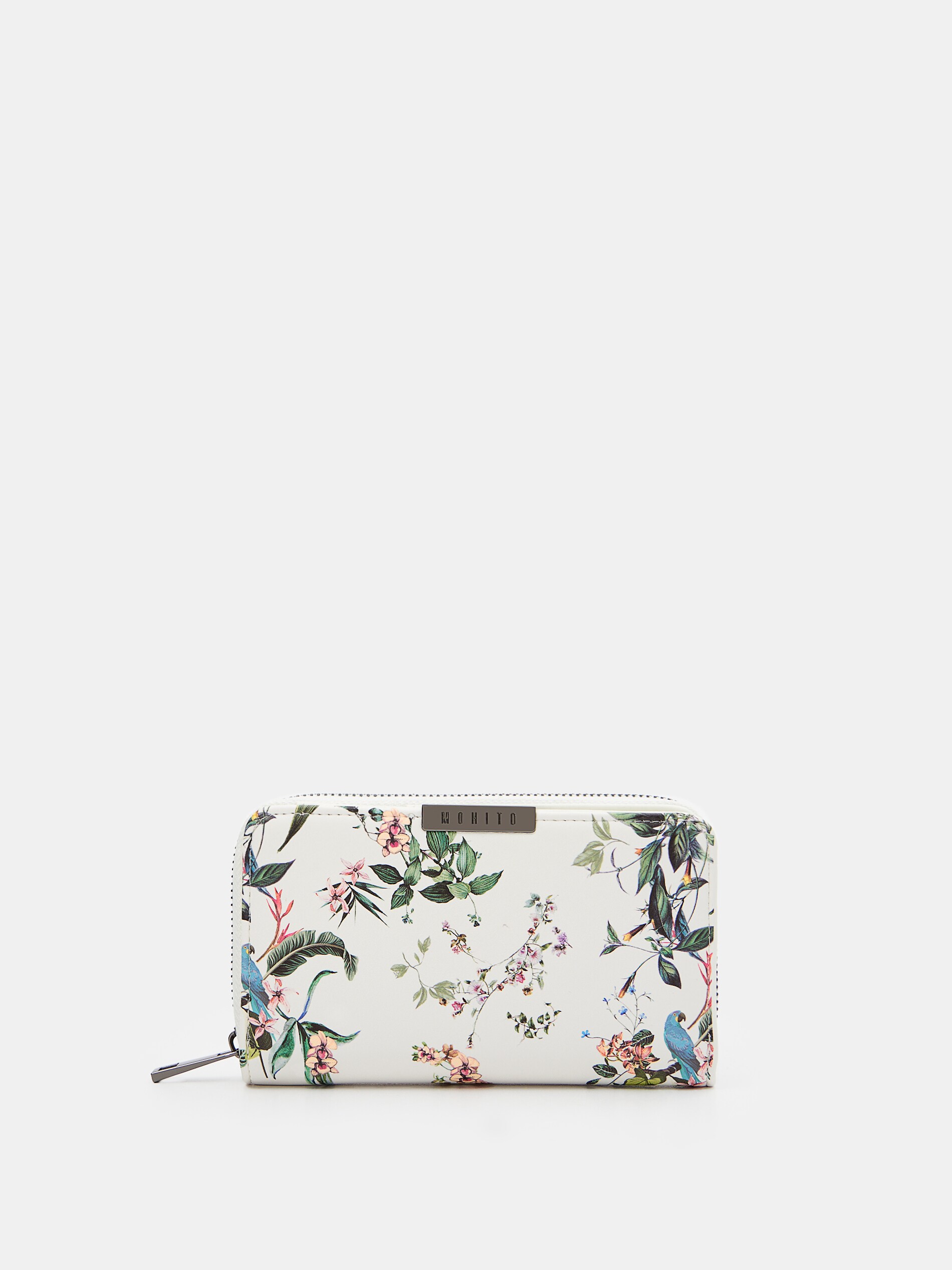 Peňaženka s rastlinným motívom