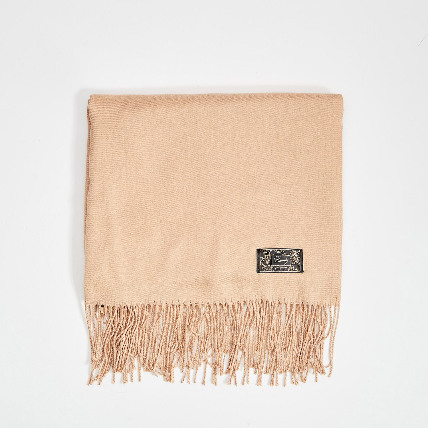 Hladký šál so strapcami