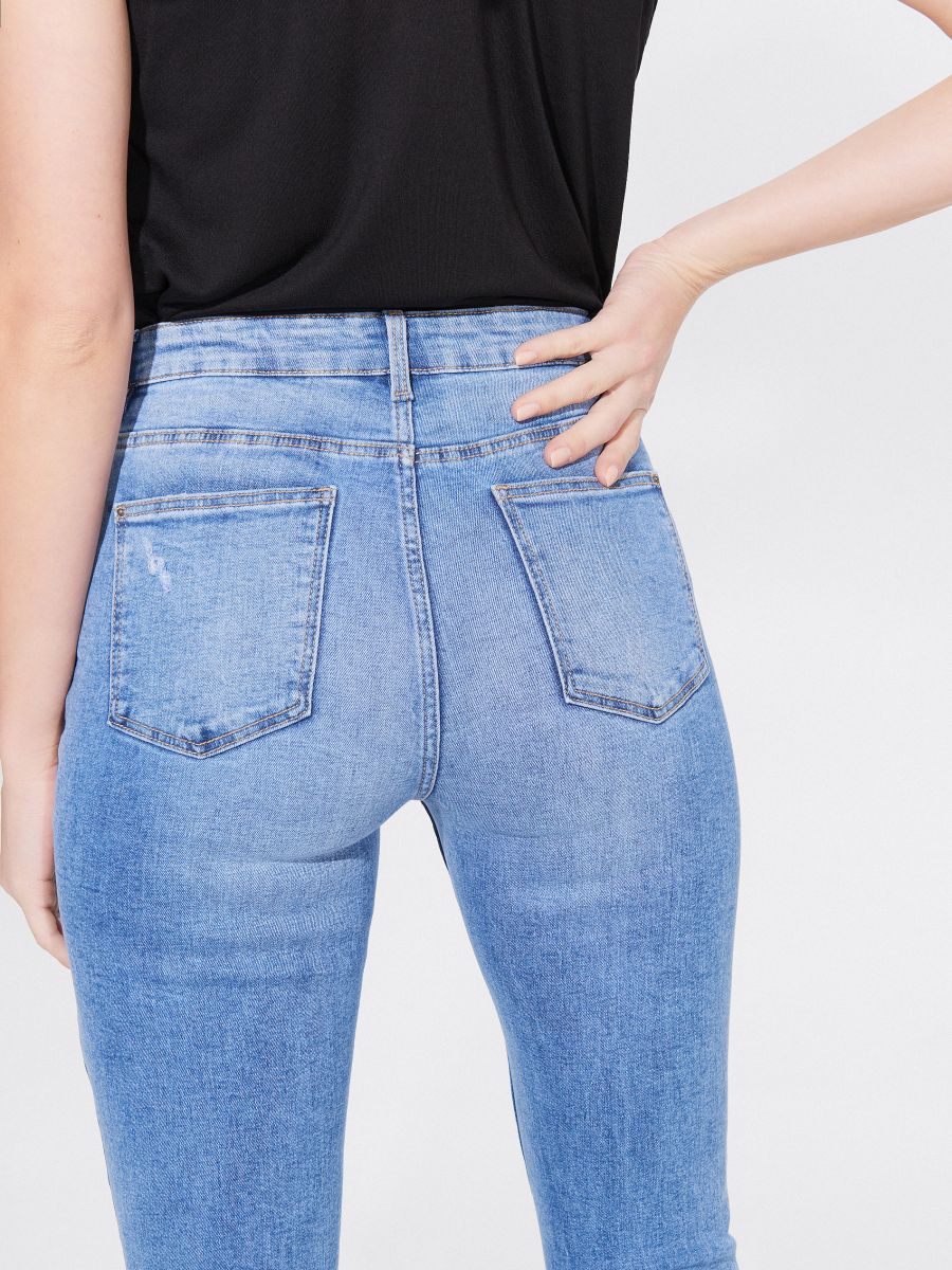long length skinny jeans